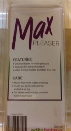 back of package