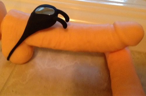Around the balls of Mega 1 3/4 inches girth. It will force the balls forward