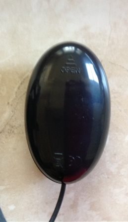 back of battery pack/controller. little hard to open