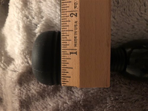 Head width- 1 1/2 inches