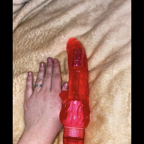 Size comparison to woman’s hand