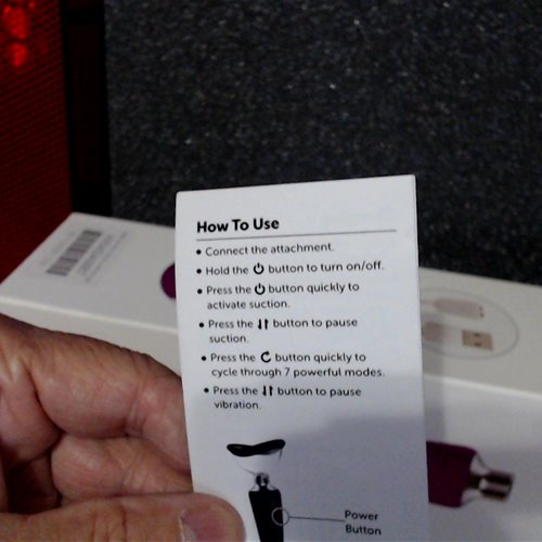 Control instructions