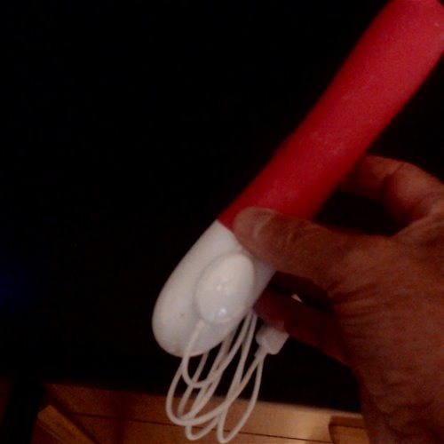 Charging cord connected