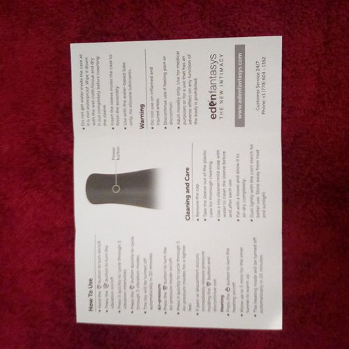 Instructions (Back)
