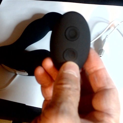 Remote one button for vibes one for movement