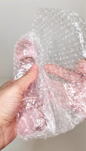 Candy Heart in bubble wrap