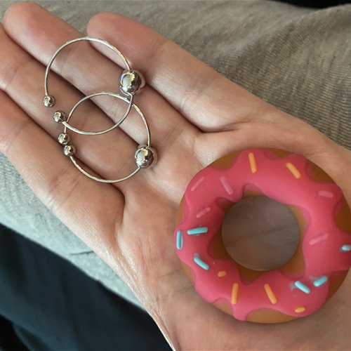 Donut and jewelry