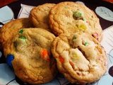 Dark Chocolate Peanut M&amp;M Cookies