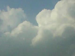 Fluffy clouds