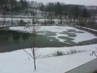 half frozen