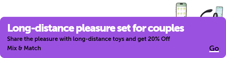 Long-distance pleasure set for couples