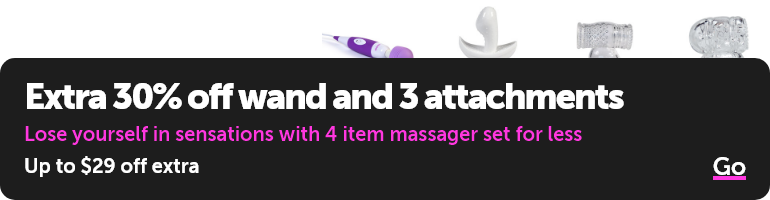 Extra 30% off wand and 3 attachments
