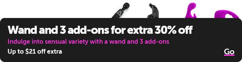 Wand and 3 add-ons for extra 30% off