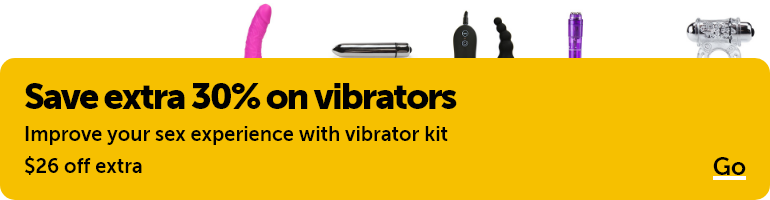 Save extra 30% on vibrators