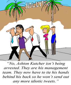 Kutcher Will No Longer Tweet First and Think Later