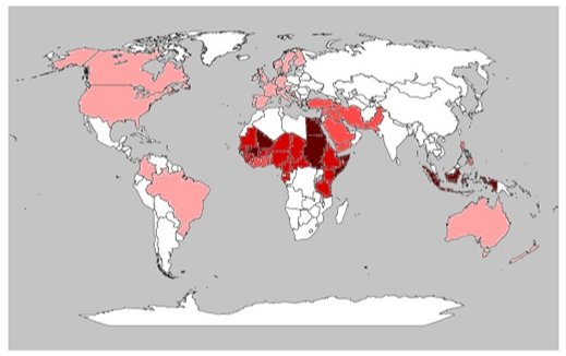 Map of FGM prevalence
