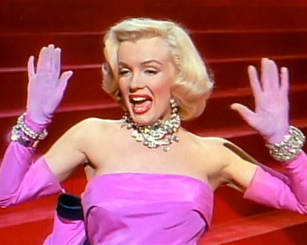 Monroe in Gentlemen Prefer Blondes