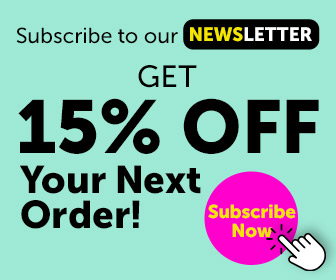Subscribe to our newsletter and get 15% off your next order