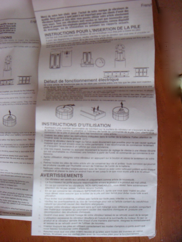instructions
