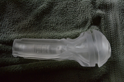 Fleshlight Sleeve after cleaning, before corn starch