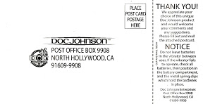 Back of Card