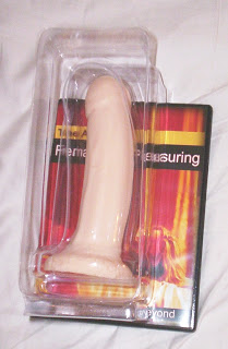Tantus O2 Mark Dildo - inner shaped plastic case shown closed (dvd not included!)