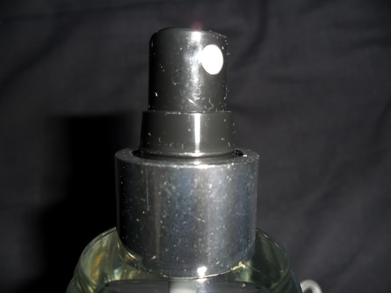 Closeup of the sprayer
