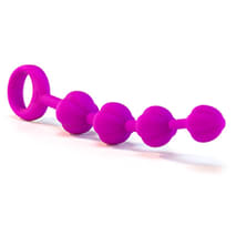 Sensuous silicone anal beads