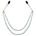 Midnight bling nipple clips