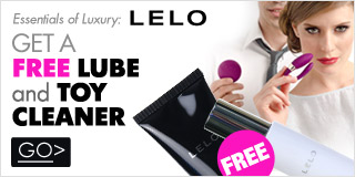 Free lube and toy cleaner with Lelo toy!