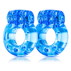 Stay Hard disposable vibrating cock ring set of 2 View #1