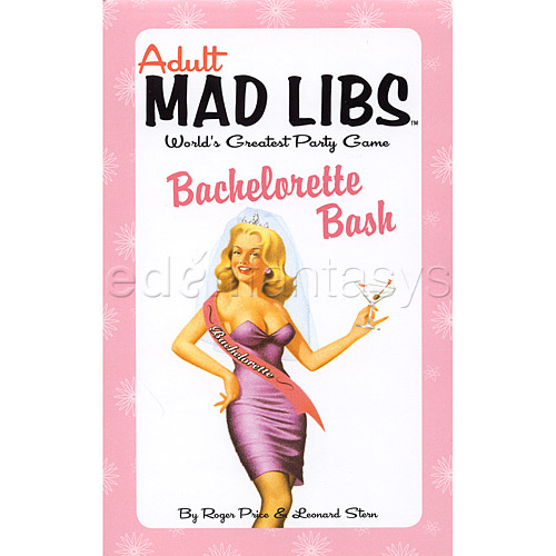 Product: Adult Mad Libs Bachelorette Bash