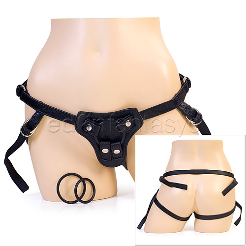 Product: Adjustable strap on dildo harness