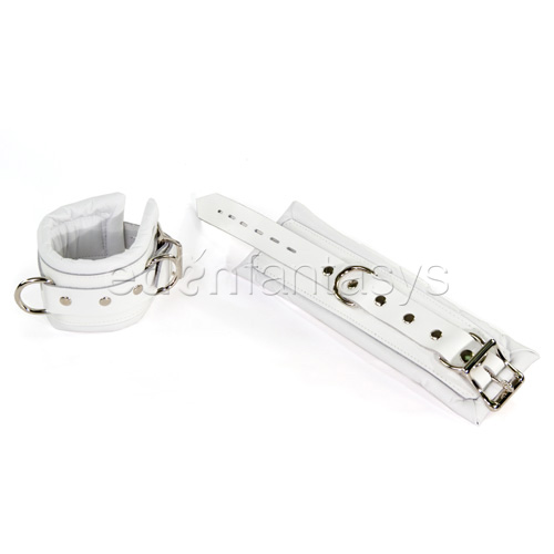 Product: Luxe white wrist cuffs