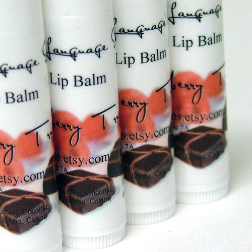 Product: Raspberry truffle lip balm