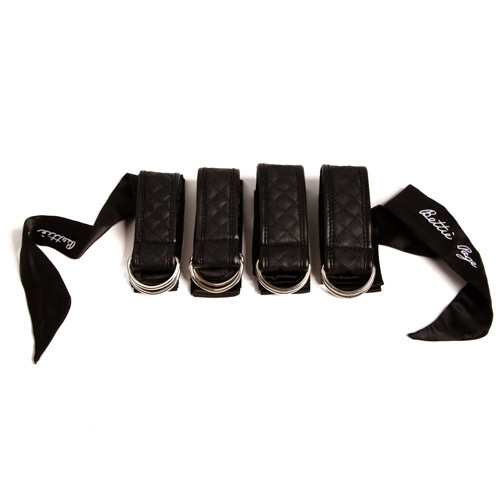 Product: Bettie Page sweet on satin restraints set