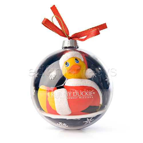 Product: Holiday ball santa duckie