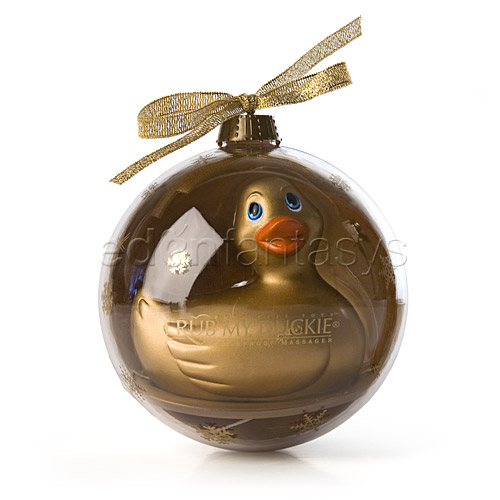 Product: Holiday ball gold duckie