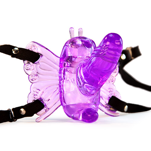 Product: Remote control butterfly strap-on vibrator