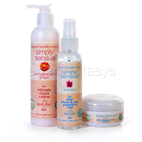 Product: Simply sensual shave trio