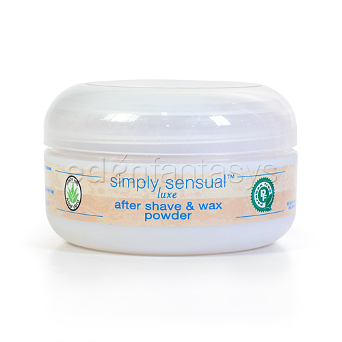 Product: Simply sensual luxe after shave and wax powder