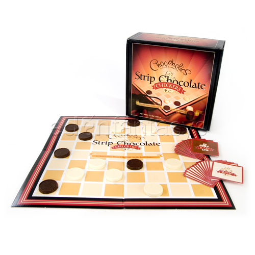 Product: Strip chocolate checkers