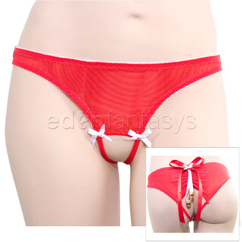 Product: Crotchless panty with bells