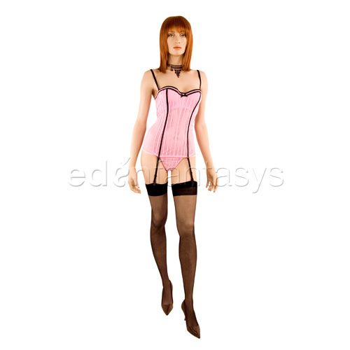 Product: Striped pink corset