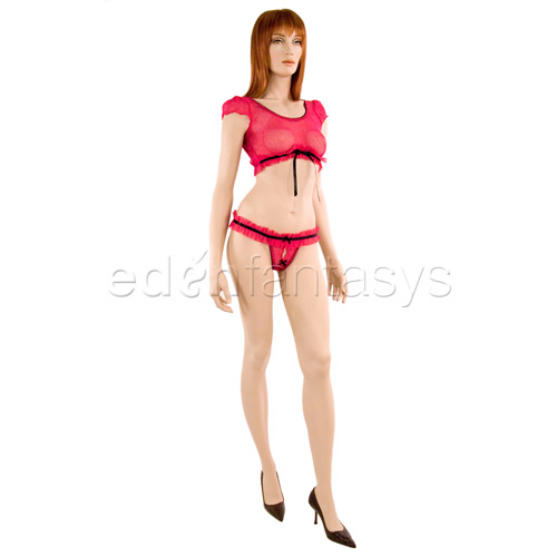 Product: Mesh cami top with g-string