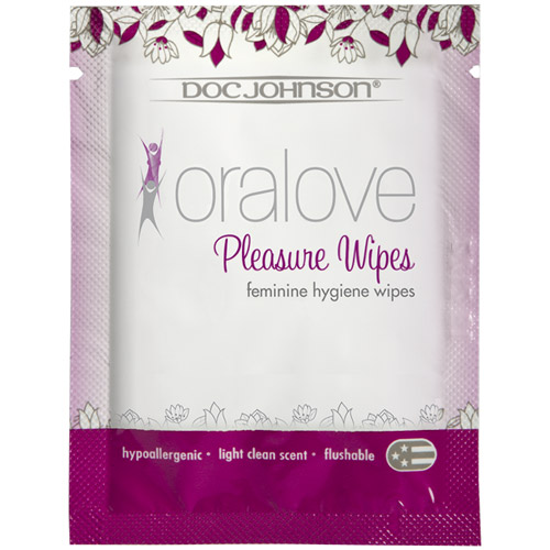 Product: Oralove pleasure wipes
