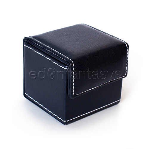 Product: Black condom cube