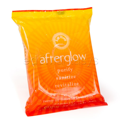 Product: AfterGlow toy and body wipes