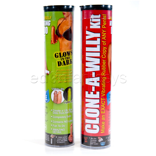 Product: Clone-a-willy glow in the dark kit