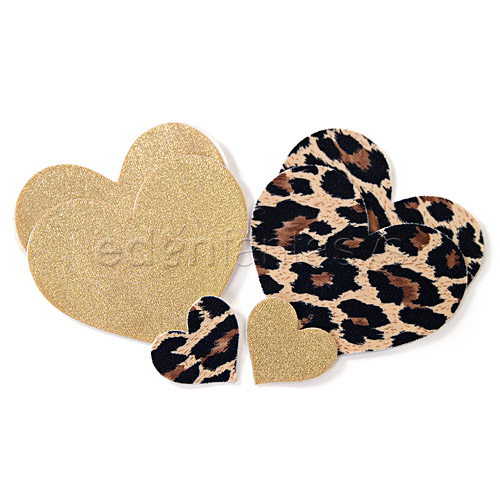 Product: Leopard heart pasties